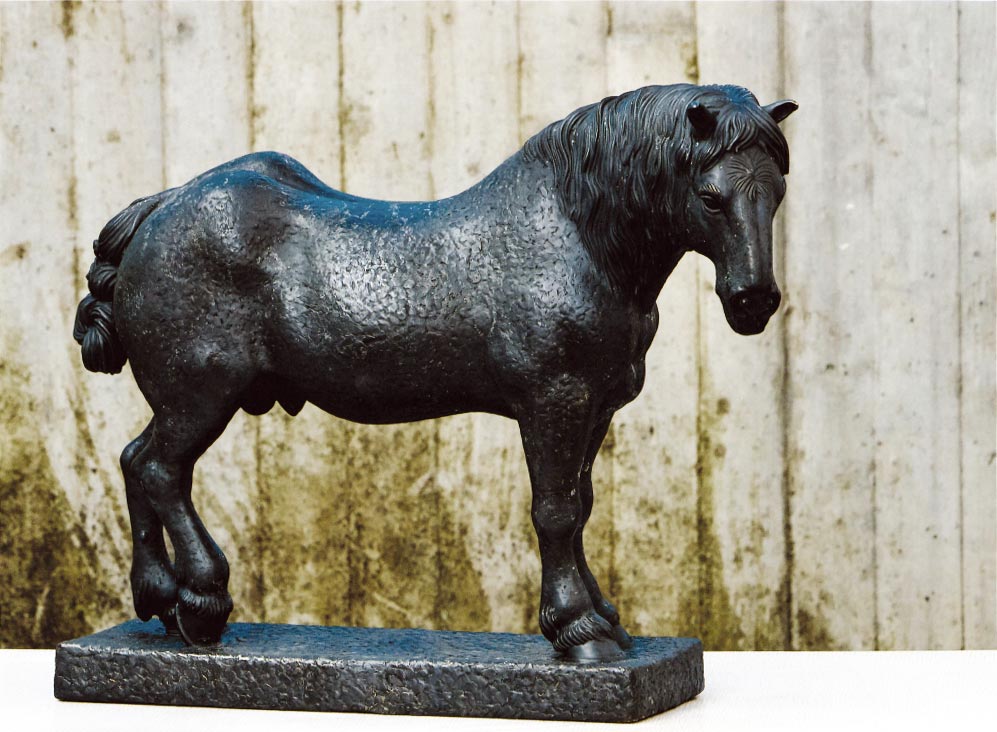 Cavalli Noriker (Norico) di bronzo